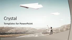  Presentation with freedom - Audience pleasing presentation consisting of that feeling of freedom mixed backdrop and a  colored foreground