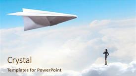  Presentation with freedom - Cool new presentation design with that feeling of freedom mixed backdrop and a  colored foreground