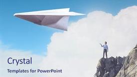  Presentation with modern medicine cardiology concept mixed - Amazing PPT theme having that feeling of freedom mixed backdrop and a  colored foreground