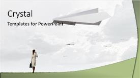  Presentation with freedom - PPT layouts enhanced with that feeling of freedom mixed background and a  colored foreground