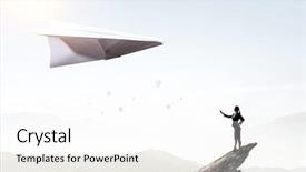  Presentation with modern medicine cardiology concept mixed - PPT theme featuring that feeling of freedom mixed background and a white colored foreground