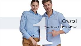  Presentation with best - Theme enhanced with that they are the best background and a light blue colored foreground