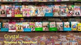  Presentation with media print - PPT layouts enhanced with thatcham-uk-september-23-2018 background and a tawny brown colored foreground