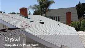  Presentation with asphalt - Amazing presentation theme having thatcher - demolition and removal backdrop and a gray colored foreground