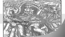  Presentation with mankind - Colorful slide set enhanced with the-air-god-watches backdrop and a light gray colored foreground