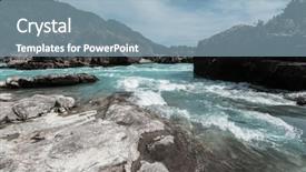  Presentation with siberia - Audience pleasing slide set consisting of the altai mountains siberia backdrop and a light blue colored foreground