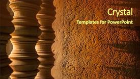  Presentation with khmer - Colorful presentation enhanced with the ancient khmer temple backdrop and a tawny brown colored foreground