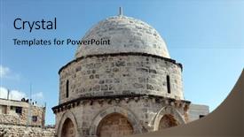  Presentation with jesus christ - Amazing theme having the ascension of jesus backdrop and a  colored foreground