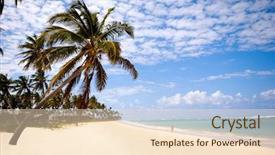  Presentation with dominican republic - Colorful slides enhanced with the background dominican republic backdrop and a lemonade colored foreground