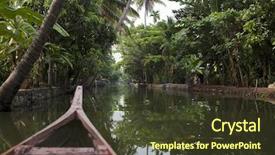  Presentation with kerala - Presentation theme consisting of the backwaters in kerala background and a tawny brown colored foreground