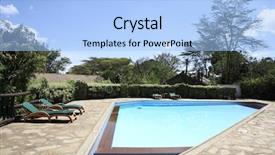  Presentation with kenya - Cool new presentation theme with the beautiful plains of the masai reserve in kenya africa backdrop and a light blue colored foreground