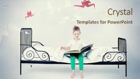  Presentation with fairy tales - Amazing slides having fence on dark cement wall backdrop and a light gray colored foreground.