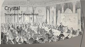  Presentation with old london - Slides consisting of the beginning of isthmus background and a light gray colored foreground