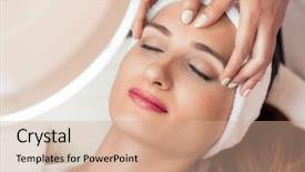  Presentation with anti stress - Audience pleasing PPT theme consisting of the benefits of anti backdrop and a coral colored foreground