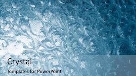  Presentation with ice frozen - Audience pleasing presentation theme consisting of the blue frozen ice backdrop and a light blue colored foreground