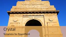  Presentation with new delhi - Cool new slide deck with the british indian army backdrop and a yellow colored foreground