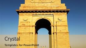  Presentation with lost - Audience pleasing theme consisting of the british indian army backdrop and a yellow colored foreground