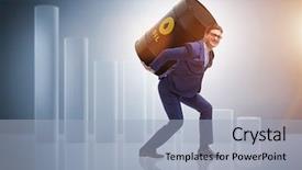  Presentation with burden - Slides enhanced with the burden of oil background and a light blue colored foreground