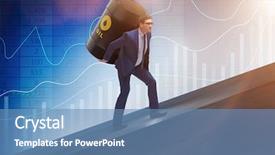  Presentation with burden - Audience pleasing slide deck consisting of the burden of oil backdrop and a teal colored foreground