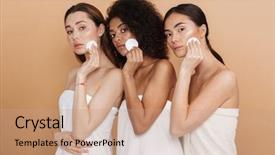  Presentation with clean - Cool new presentation theme with the camera over beige backdrop and a coral colored foreground