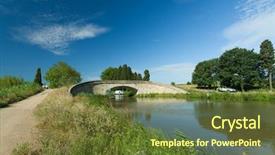  Presentation with canal - Cool new theme with the canal du midi backdrop and a  colored foreground