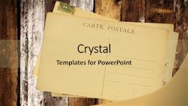  Presentation with postcard - Cool new theme with the card - carte postal backdrop and a lemonade colored foreground