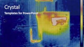  Presentation with thermal insulation - Amazing presentation theme having the central heating furnace backdrop and a ocean colored foreground