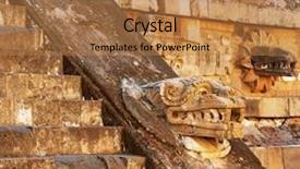  Presentation with teotihuacan - Amazing presentation theme having the citadel of teotihuacan backdrop and a coral colored foreground