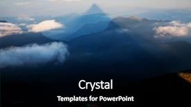  Presentation with buddhist mountain - PPT layouts consisting of the conical mountain adam background and a  colored foreground