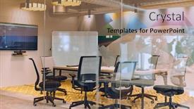  Presentation with entrepreneurial - Theme enhanced with the-contemporary-setting background and a coral colored foreground