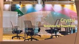  Presentation with entrepreneurial - Presentation having the-contemporary-setting and a coral colored foreground