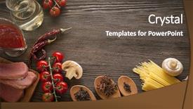  Presentation with acute - Presentation theme featuring the cooking of acute background and a dark gray colored foreground