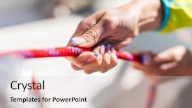  Presentation with sailboat - Colorful slide set enhanced with the deck low depth backdrop and a lemonade colored foreground