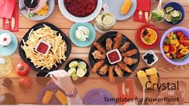  Presentation with dining table - Cool new presentation with the dining table food backdrop and a red colored foreground