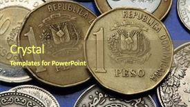  Presentation with dominican republic - Cool new presentation theme with the dominican one peso backdrop and a tawny brown colored foreground