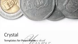  Presentation with dominican republic - PPT theme with the dominican one peso background and a white colored foreground