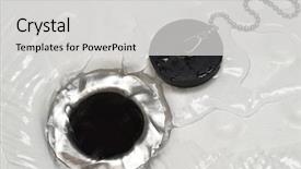  Presentation with rubber - Colorful slide deck enhanced with the drain rubber plug backdrop and a light gray colored foreground