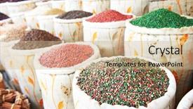  Presentation with indian bazaar - Cool new presentation theme with the east street bazaar backdrop and a coral colored foreground