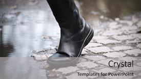  Presentation with black female - Amazing PPT layouts having the edge of rain backdrop and a light gray colored foreground