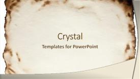  Presentation with cut - Slide deck enhanced with the edges textured paper background and a cream colored foreground