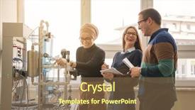  Presentation with vocational - PPT theme consisting of students doing technical vocation background and a violet colored foreground