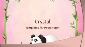  Presentation with bamboo - Beautiful theme featuring the empty bamboo frame backdrop and a lemonade colored foreground