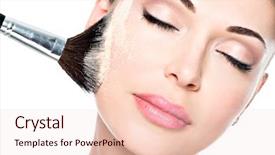  Presentation with dry - Amazing presentation having the face using makeup backdrop and a lemonade colored foreground