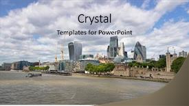  Presentation with banking - Colorful slide deck enhanced with the financial and bank backdrop and a lemonade colored foreground