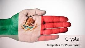  Presentation with mexico flag - Colorful slides enhanced with the flag of mexico backdrop and a lemonade colored foreground