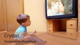  Presentation with floor - Beautiful presentation featuring rear view of little boy backdrop and a coral colored foreground