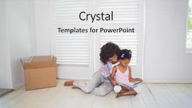  Presentation with storybook - Audience pleasing presentation consisting of the floor reading storybook backdrop and a light gray colored foreground