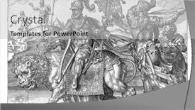  Presentation with lion - PPT layouts consisting of the-foreground-david background and a light gray colored foreground