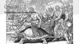  Presentation with turtle - Amazing theme having the-foreground-job-riding backdrop and a light gray colored foreground