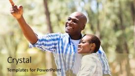  Presentation with forest - Audience pleasing PPT theme consisting of the forest bird watching backdrop and a yellow colored foreground